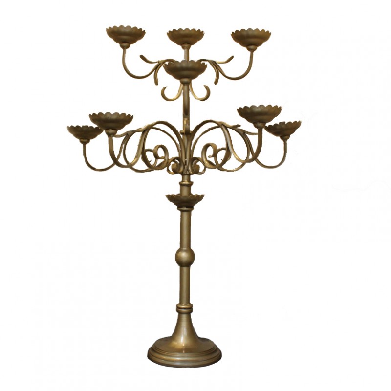 41054007 | CANDELABRO FRITS 92X47X125CM- 8fuochi