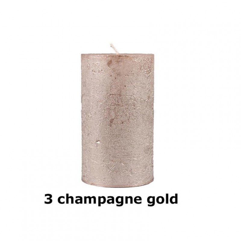 Candela rustica (100/70) -champagne gold