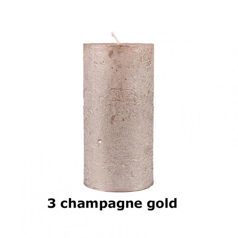 Candela rustica (150/70) -champagne gold