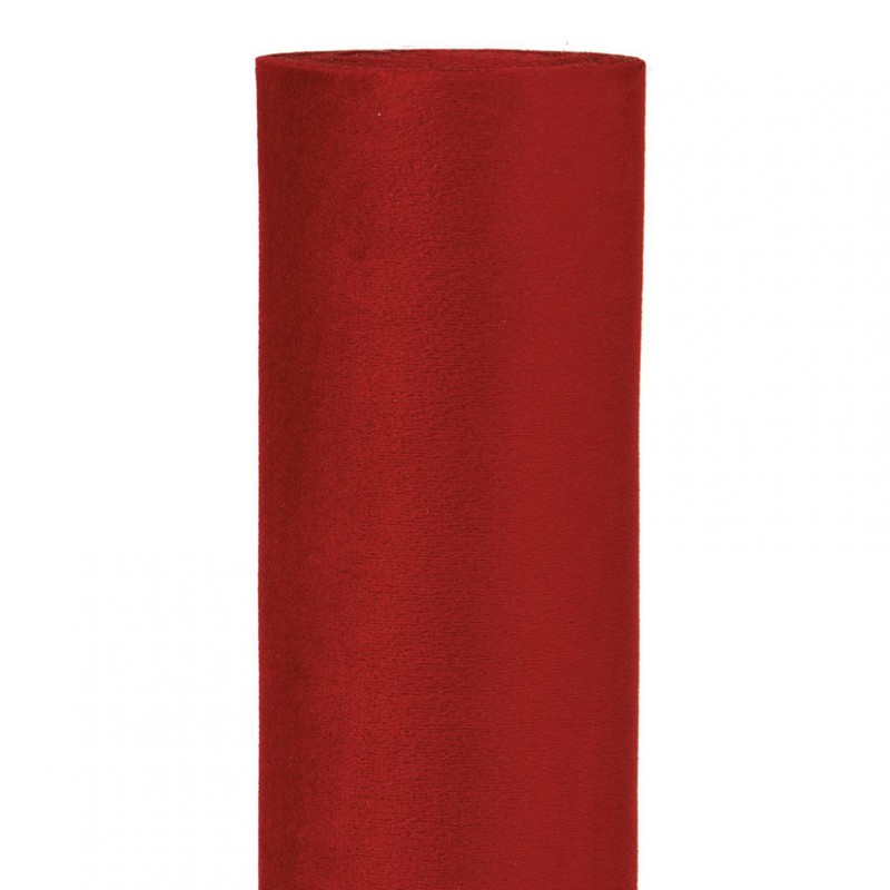 Bobina chic velvet cm48x1,8mt-red