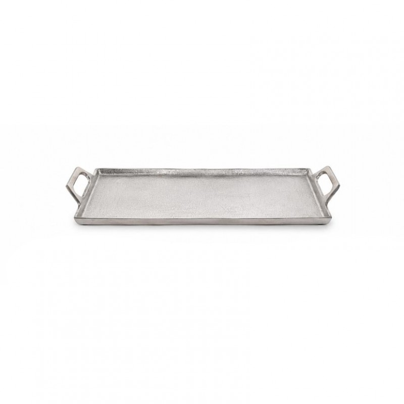 Vassoio allum.nickel 22x44cm