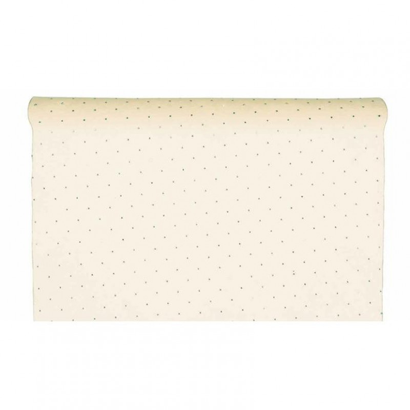 4967XXG-02 | RUNNER XMAS DIAMONDS 48cm 1,8mt - cream