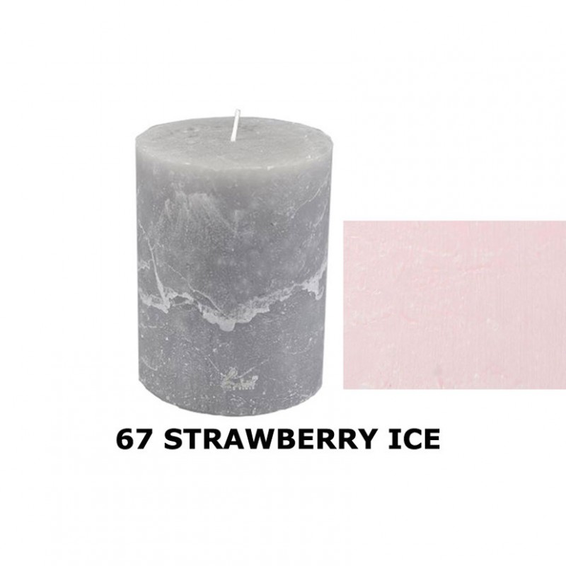 Candela rustica (130/100)-strawberry ice