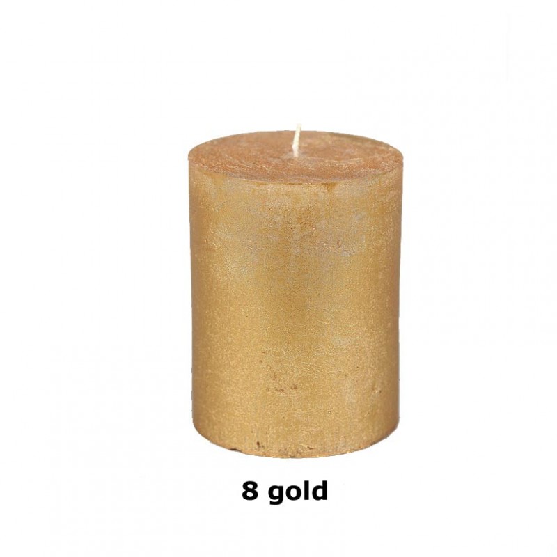 Candela rustica metal (130/100)-gold