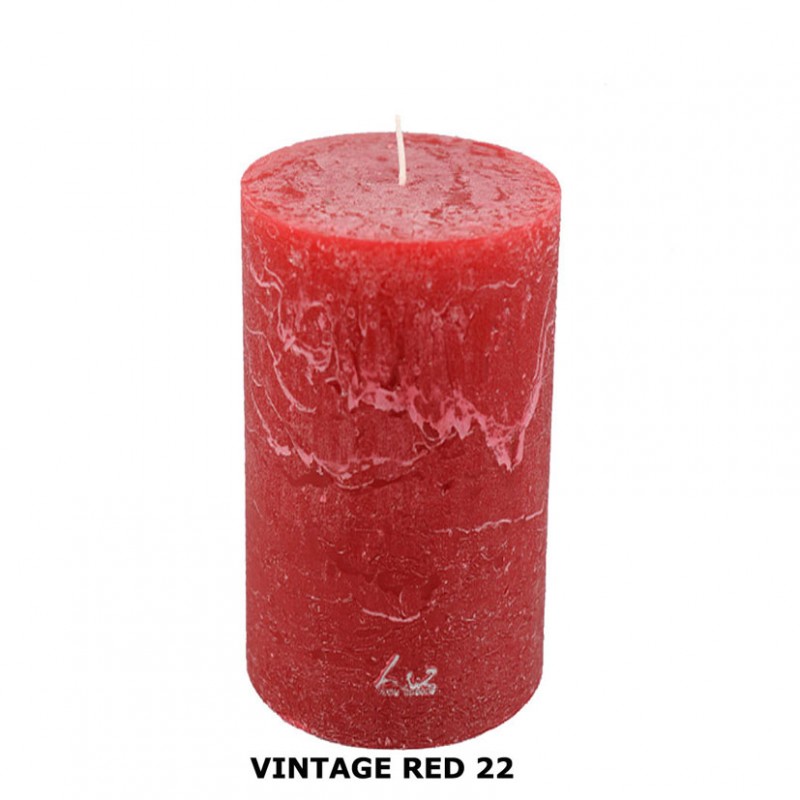 Candela rustica (200/100) -vintage red