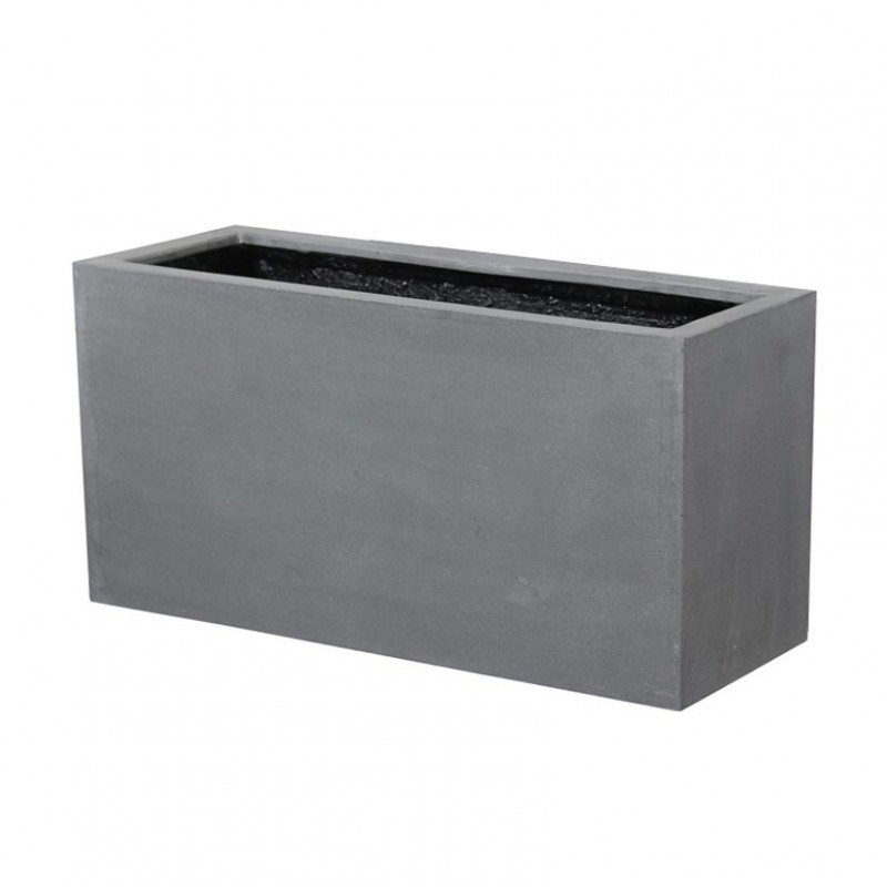Vaso fiberstone 100x40 h50 - grey