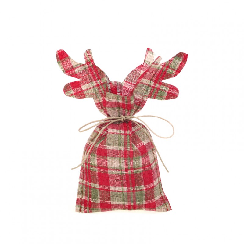 5423F.2822.24 | SACCHETTO RENNA H28/21,5cm 5pz - tartan