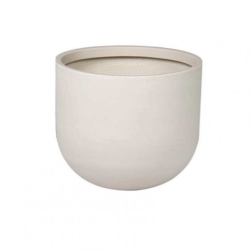 Vaso resina/fibra vet.d41,5 h37 - cream