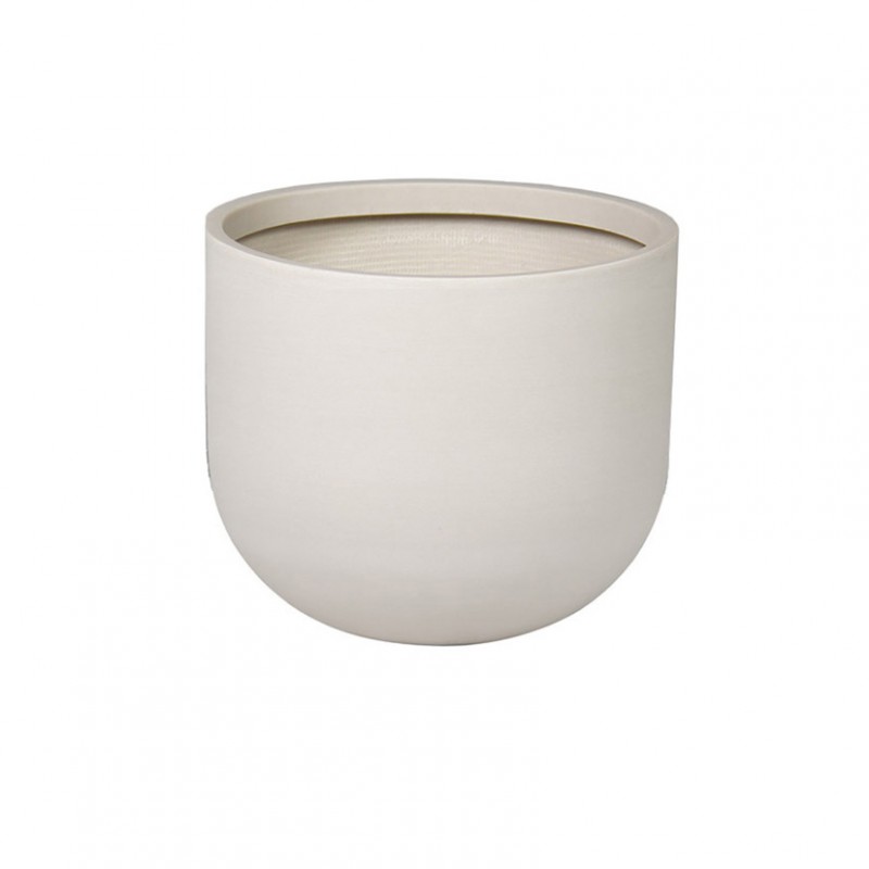 Vaso resina/fibra vet.d34,5 h31 - cream