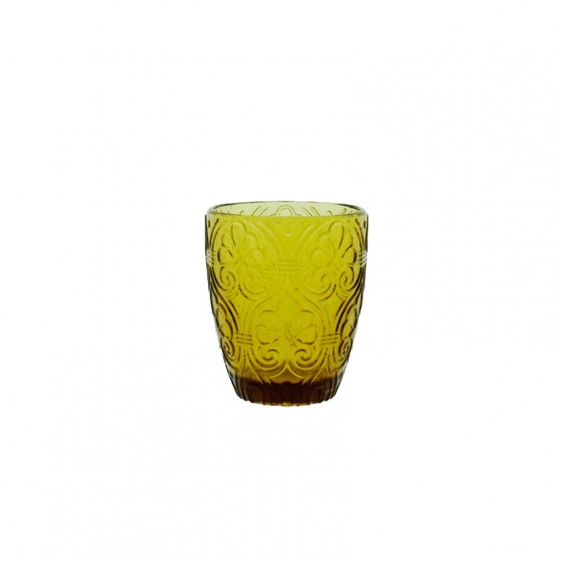 Bicchiere corinto ml 300 - ambra