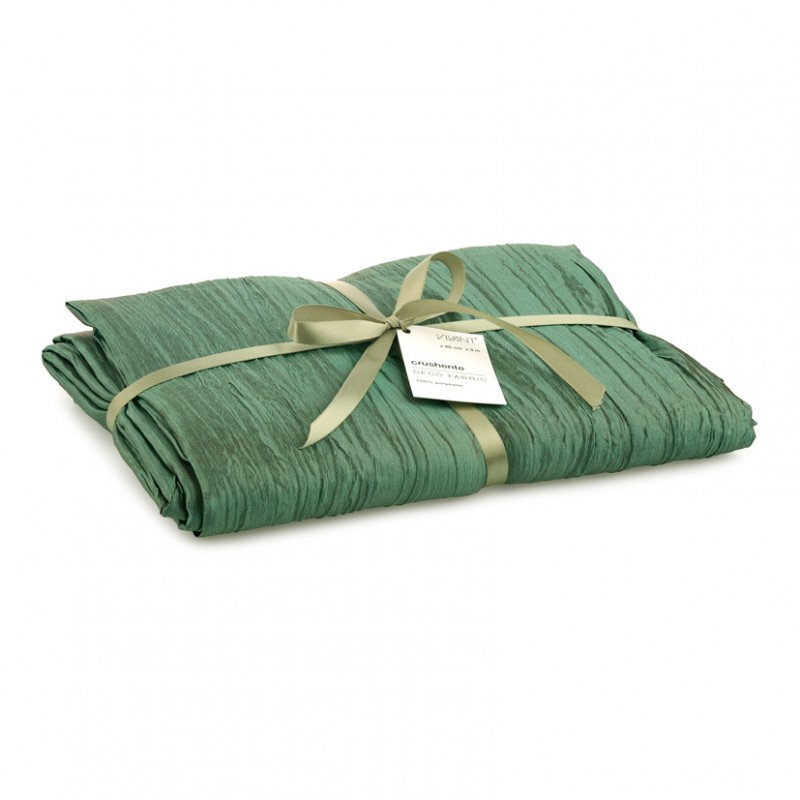 Stoffa crushente 65cm 3mt - verde antico