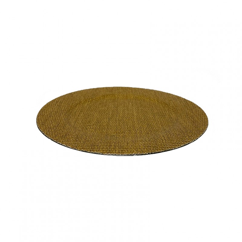Sottopiatto fiber d33 - brown