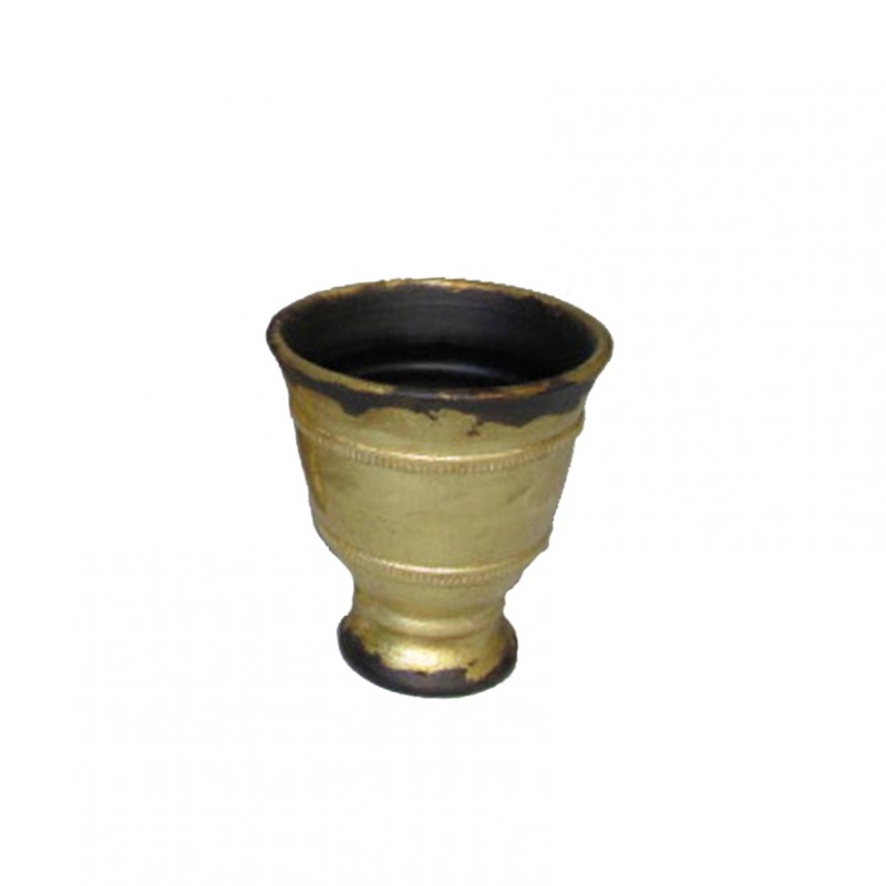 5725-12ORO | COPPA CERAMICA D13 H14,5 cm - oro