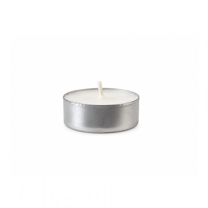 580931.004 | **TEALIGHT ALLUMINIO 50 PZ 4ORE