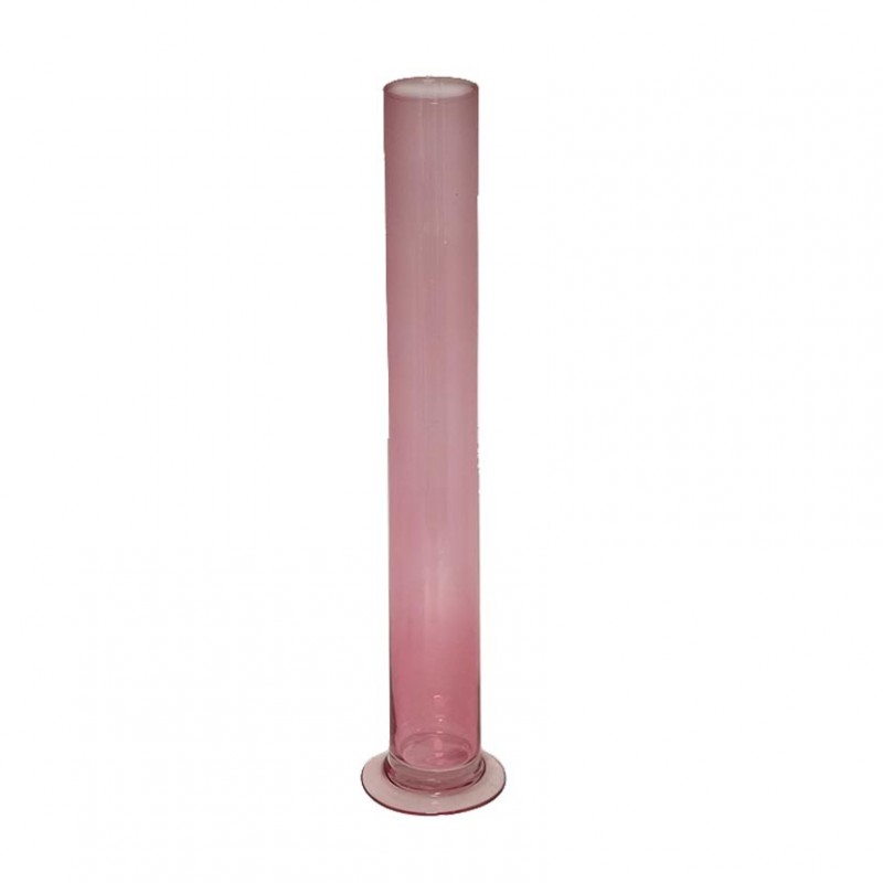 Monofiore vetro d3 h30 cm - rosa