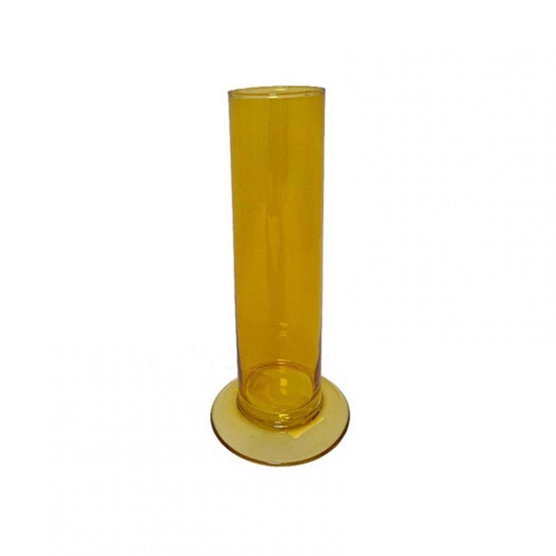 Monofiore vetro d3 h 15 cm - ambra