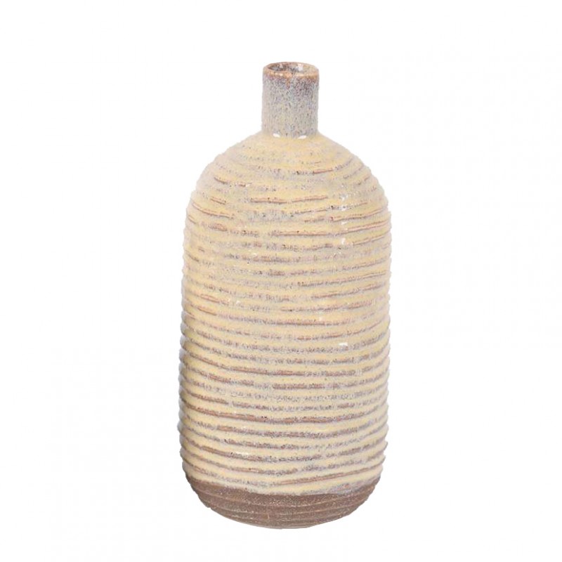 Bottiglia ceramica falisty d10,5 h23 cm