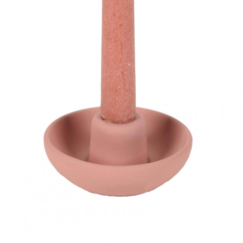 Portacandela chandelle d10 h4,5cm -pink