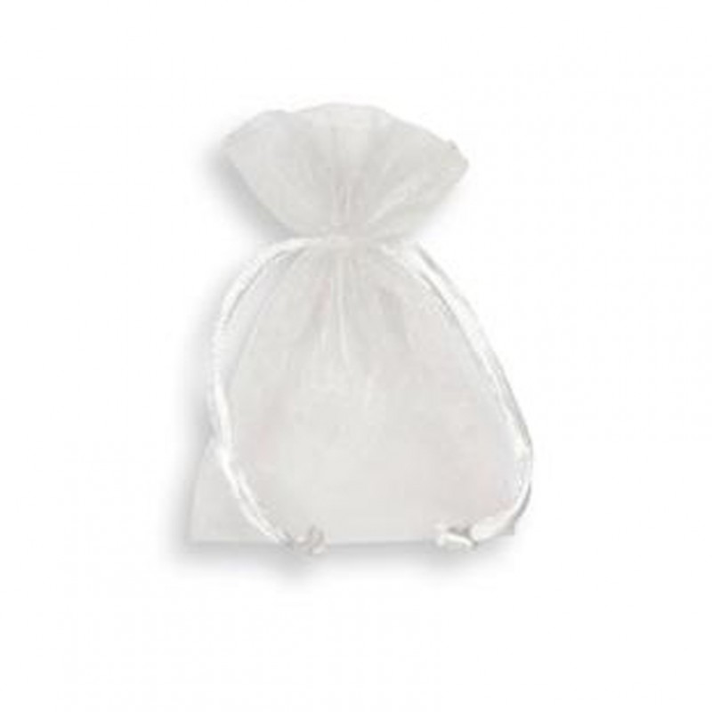 Bag organza 7,5x10 cm pz10-white