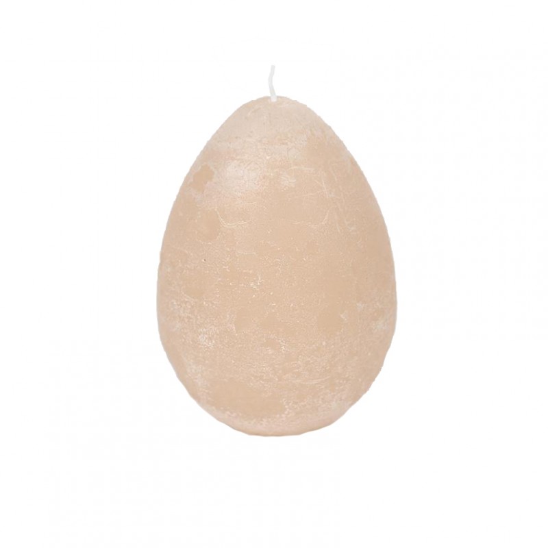 Candela uovo d9,5xh13 cm - moonstone