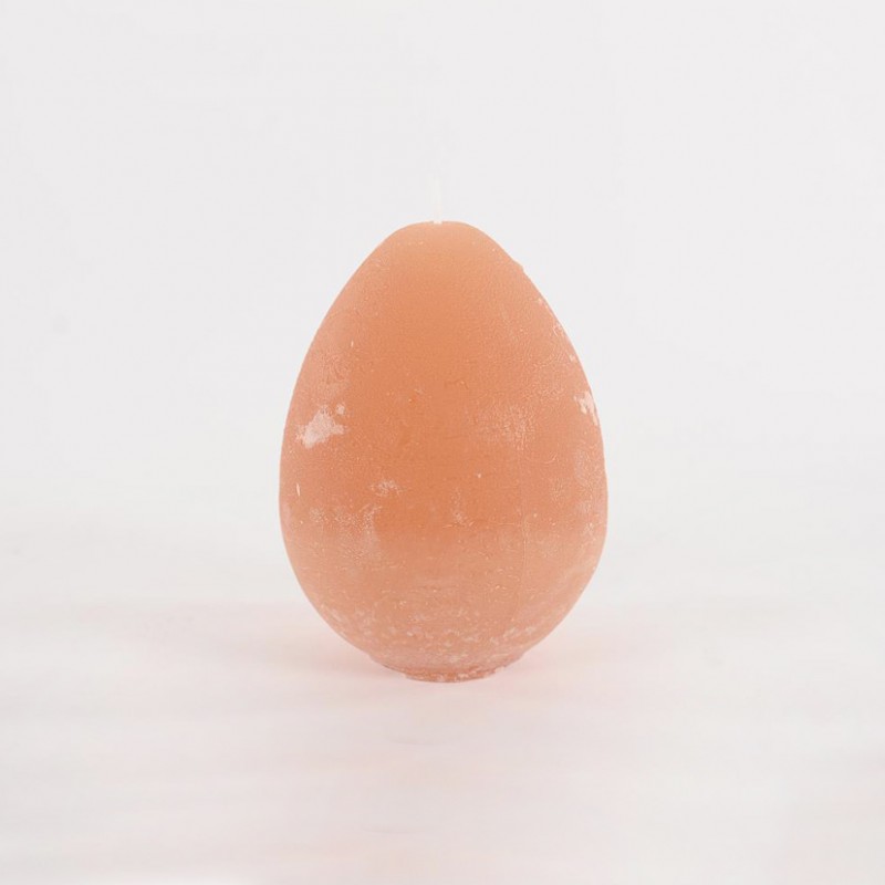 Candela uovo d9,5xh13cm -peach nougat
