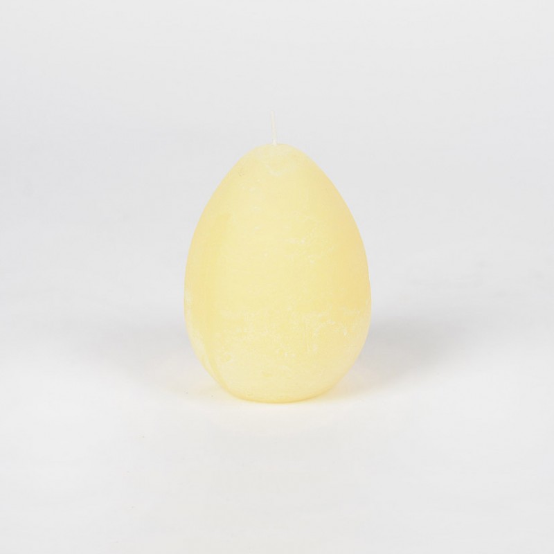 Candela uovo d9,5xh13cm -buttercake