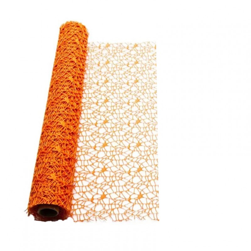 Rotolo decor mesh cm 48x5 yds - arancio