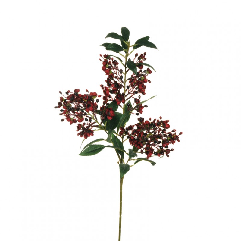 Fiore di cera x3 h87 fc - burgundy*