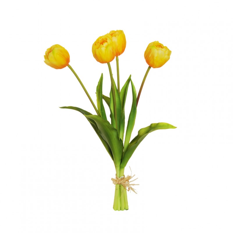 Tulipano x4 tu h38 cm - yellow*