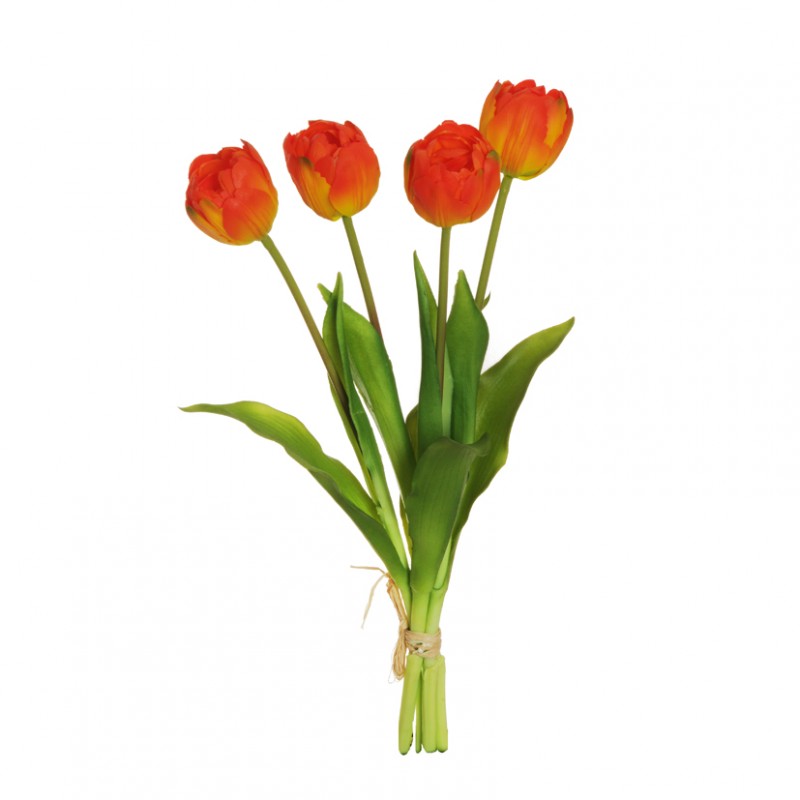 Tulipano x4 tu h38 cm- orange*