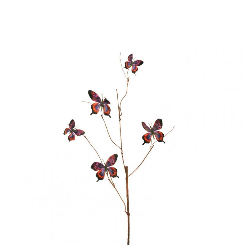 Tralcio farfalle x5 h97 tr - violet
