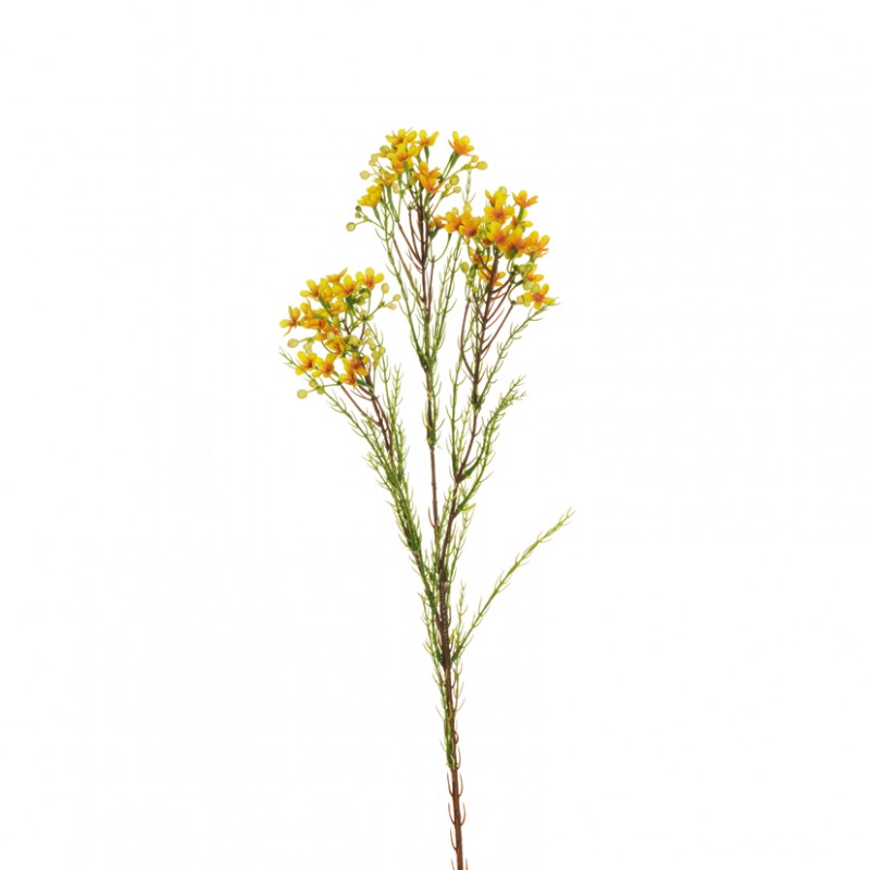 Fiore cera ramo x3 h79 fc-orange/yellow*