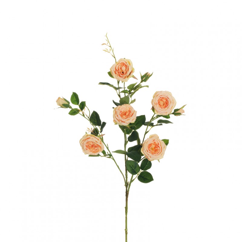 Rosa austin ramo x3 h87 ro - salmon*