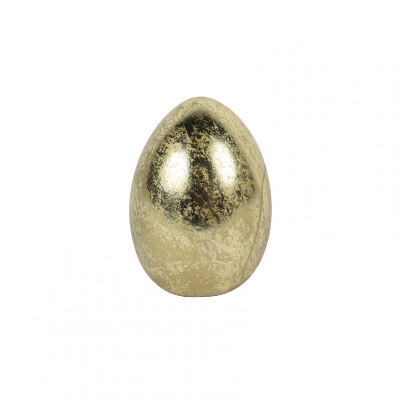 Uovo ceramica d9 h12 - gold