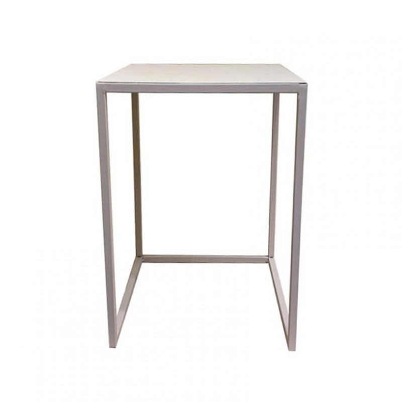 833096C | STRUTTURA MET. 51X51 H73,5cm - beige