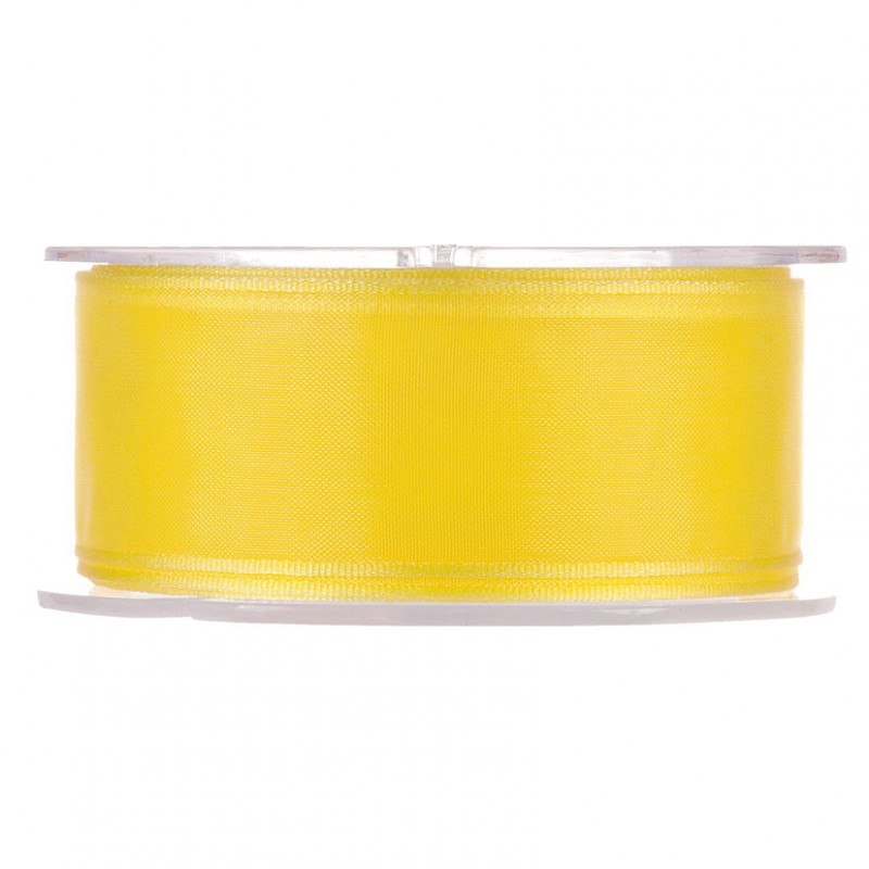 N/organza 40mm 20mt - yellow