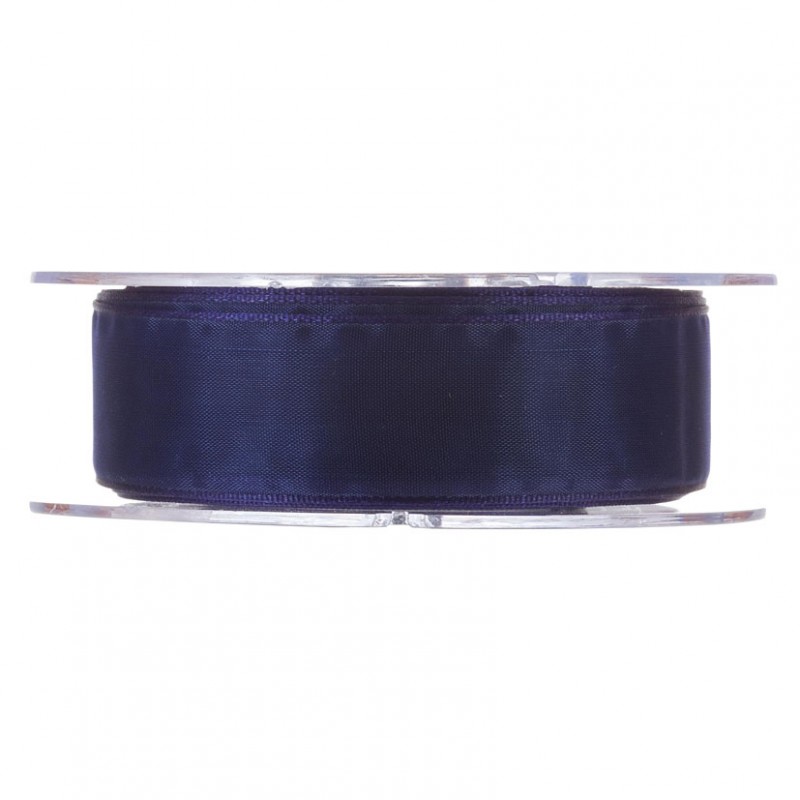 N/organza 25mm 20mt - blue