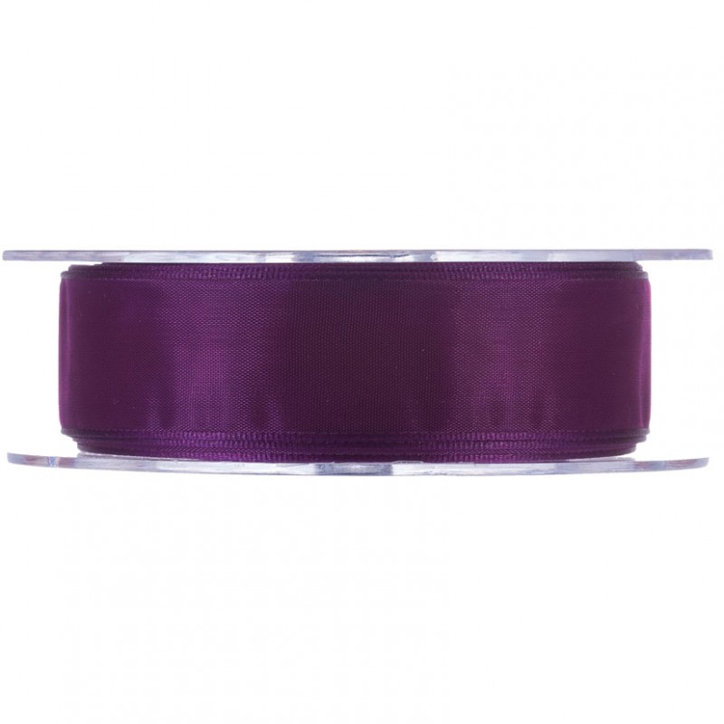 N/organza 25mm 20mt - purple