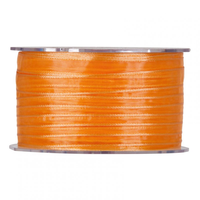 N/organza 10mm 100mt - arancio