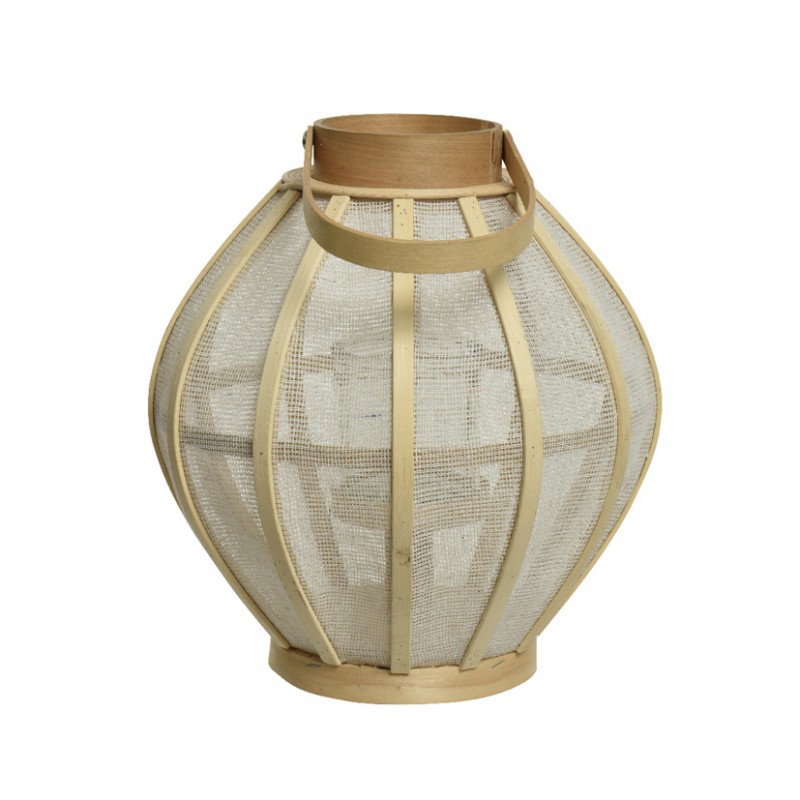 Lanterna bamboo d26 h28 cm