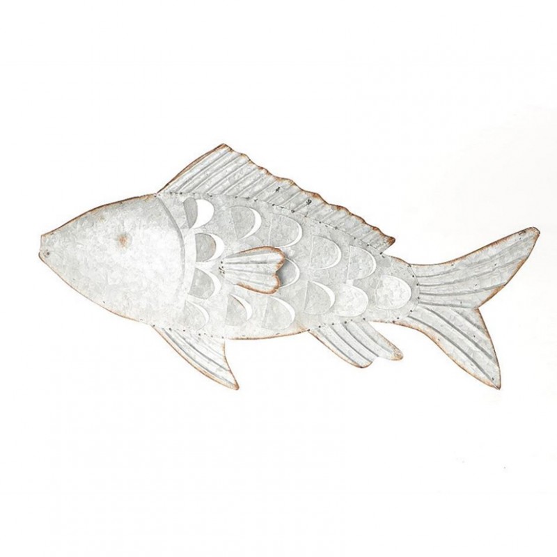 Pesce metallo da app.71x5xh34cm-zink