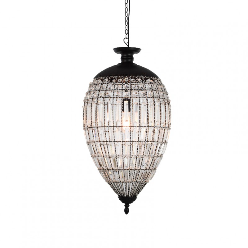 8624L | LAMPADARIO CRIST. goccia Kg6,8 D44 H85