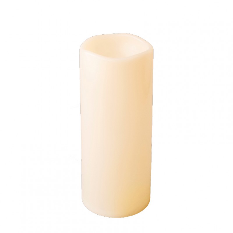 898867 | CANDELA LED D12,5 H30cm - cream/warm