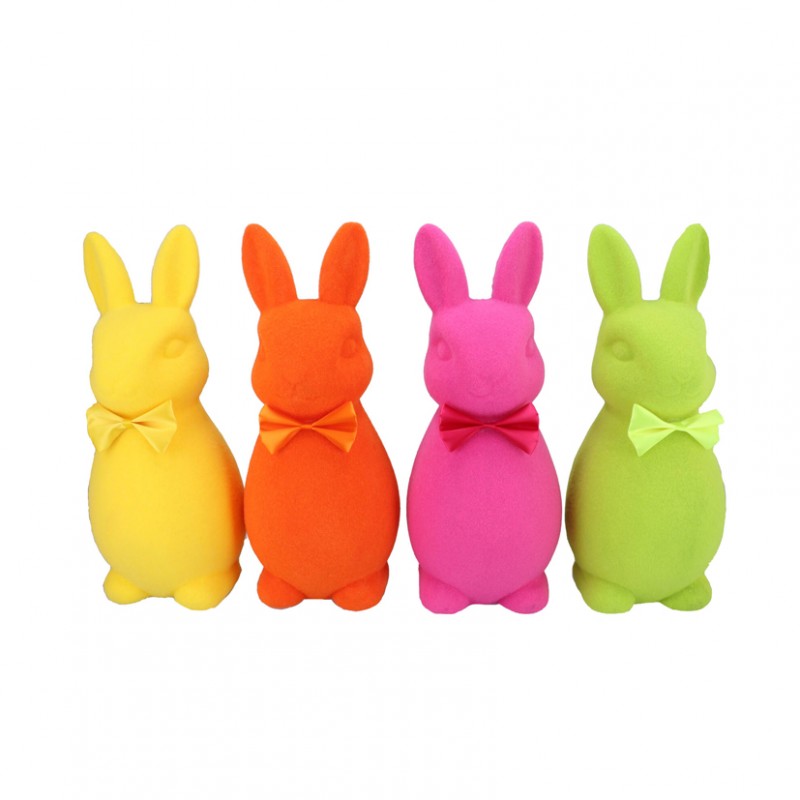 Coniglio flock 26x30 h63cm - ass.