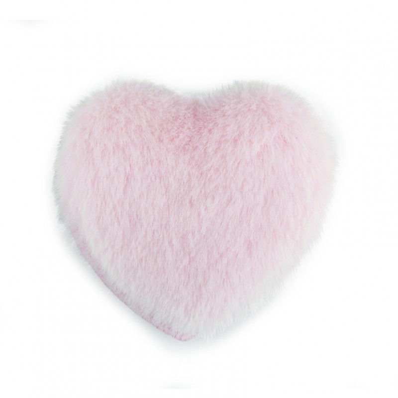 Cuore peluche d8,5cm 20pz - rosa