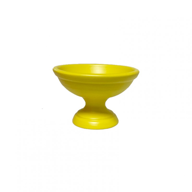 Coppa terrac fascia d14,5 h9,5 cm-giall
