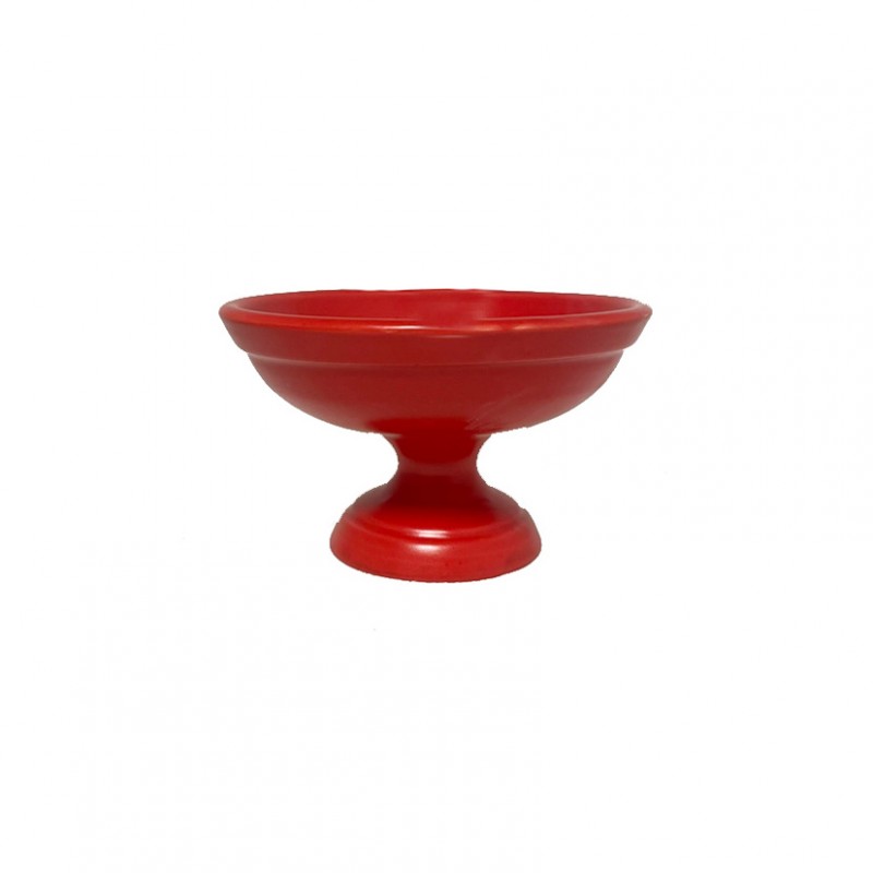 Coppa terrac fascia d18,5 h11 cm-rosso