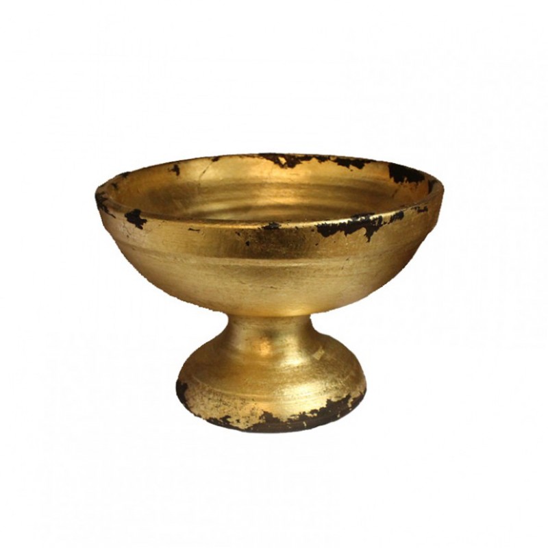 951/18ORO | COPPA TERRACOTTA FASCIA D18 H11CM -oro