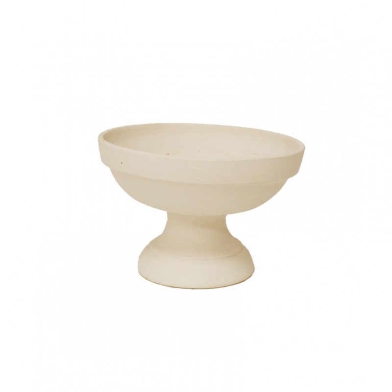 951/14BISCOTTO | COPPA CERAM c/fascia D14,5 H9,7CM -bisco