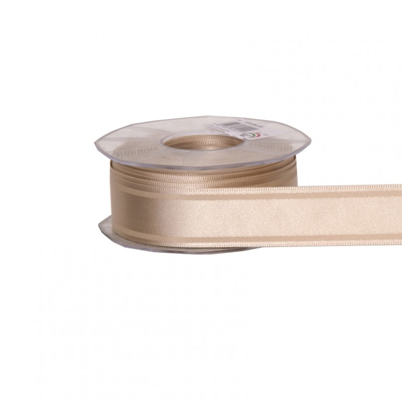 N/raso bordi raso 30mm 25mt -beige